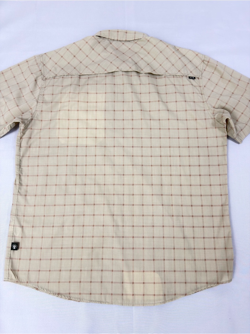 Howler Bros Plaid Short Sleeve Fishing Shirt XL Vented Outdoor Hiking - Picture 4 of 11